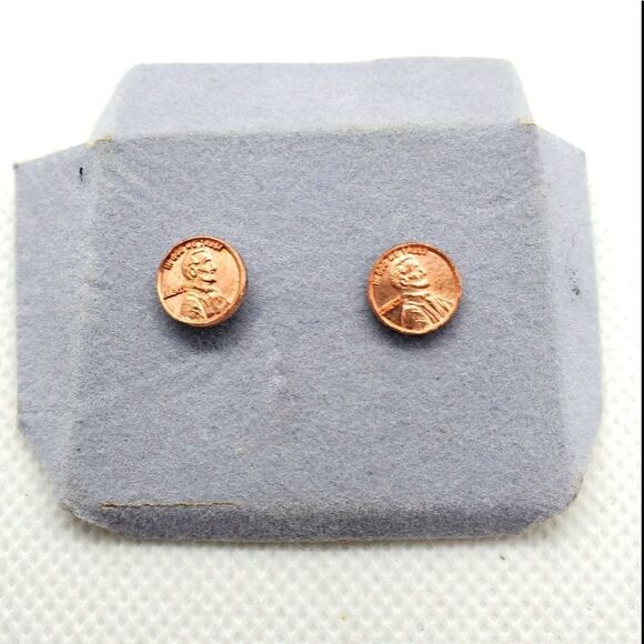 Set of 2 Miniature Penny Pins - Picture 1 of 3
